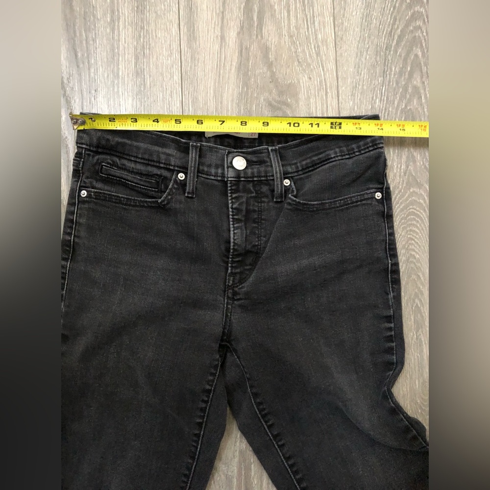 Levi’s 311 shaping skinny jeans denim pants stone washed black 27 - Picture 7 of 11